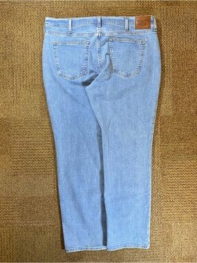 Vintage Abercrombie & Fitch Jeans Mens 38x32 Light Blue Wash Athletic Straight